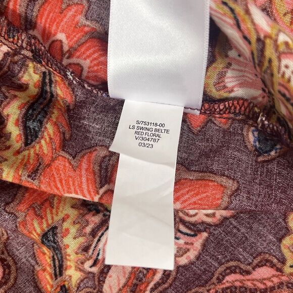 Old Navy Tiered Swing Dress XL Prairiecore Flutter Sleeve Cottagecore Boho Midi - Picture 10 of 15